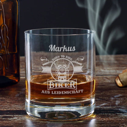 Whiskyglas für Biker aus Leidenschaft