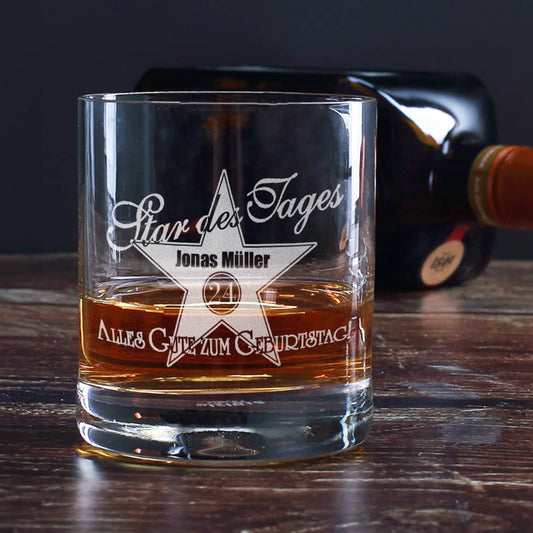 Whiskeyglas als Geschenk zum Geburtstag