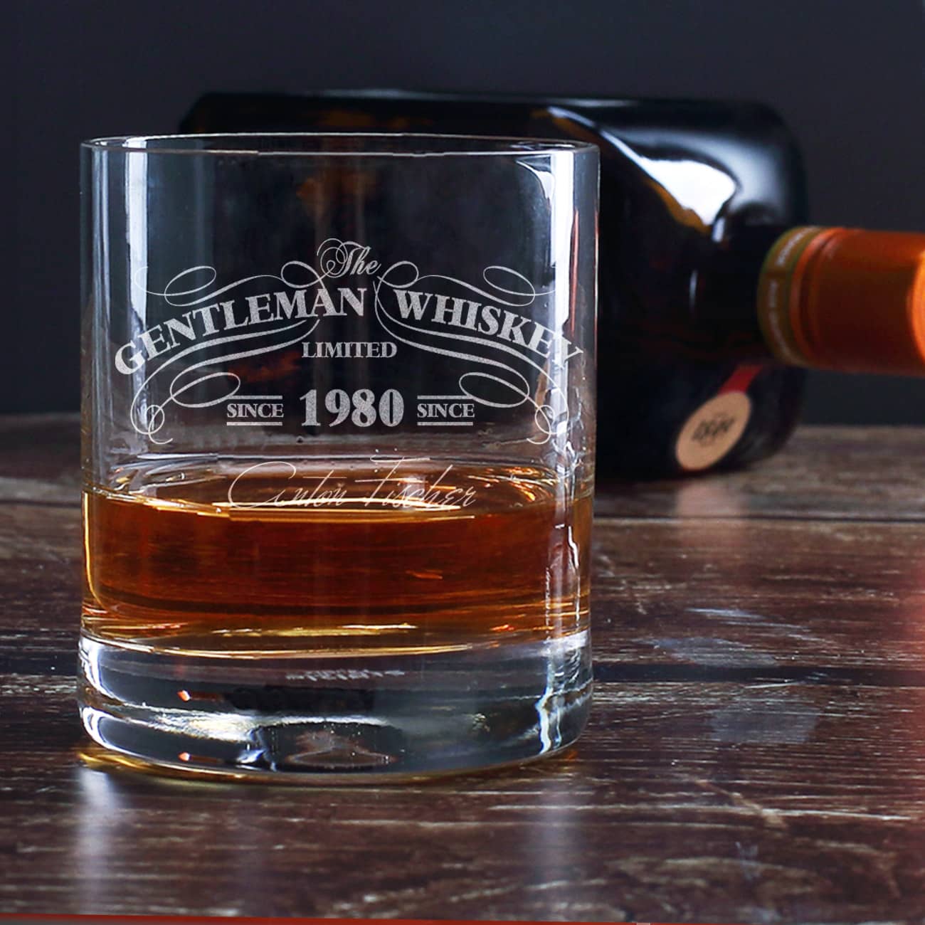 Whiskeyglas Gentleman-Whiskey mit Gravur