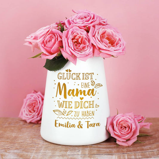Muttertagsgeschenk Vase