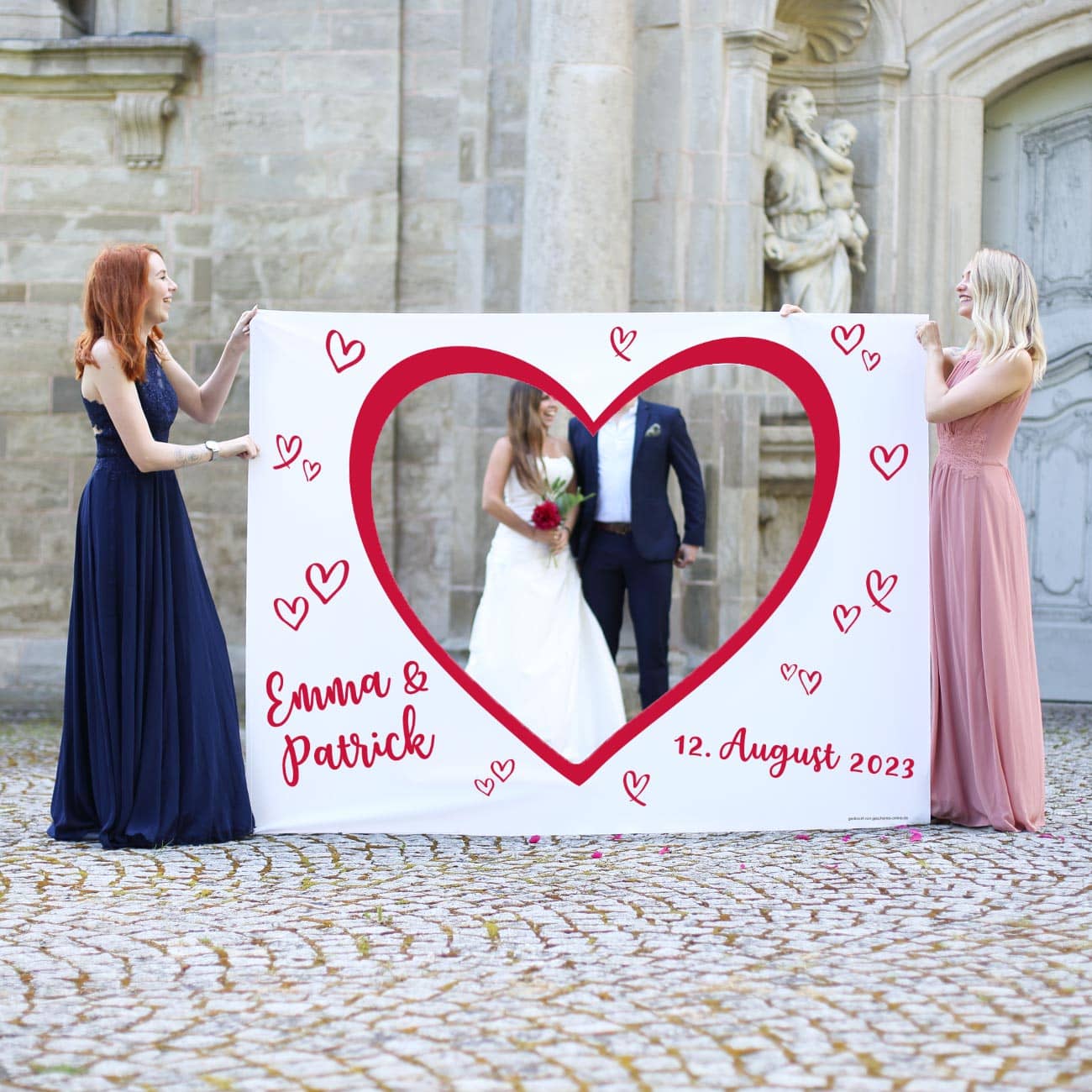 Zum Ausschneiden als Spiel für das Hochzeitspaar