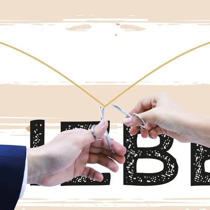 Herzbanner zum Ausschneiden