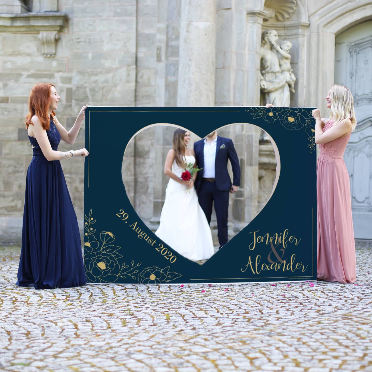 Für das glückliche Brautpaar