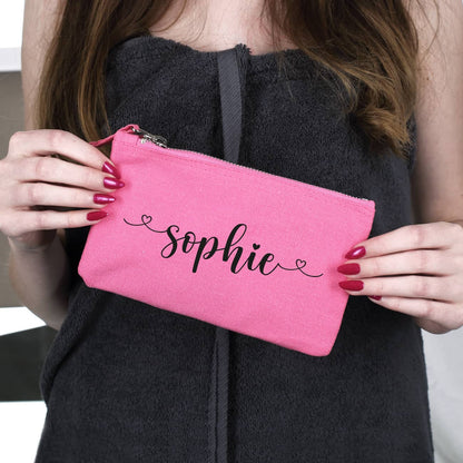 Beautycase in 5 Farben mit Namensaufdruck