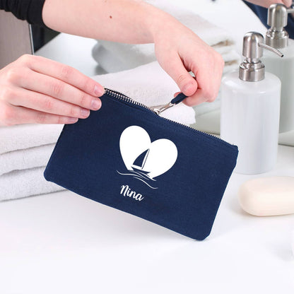 Kleines Beautycase in dunkelblau