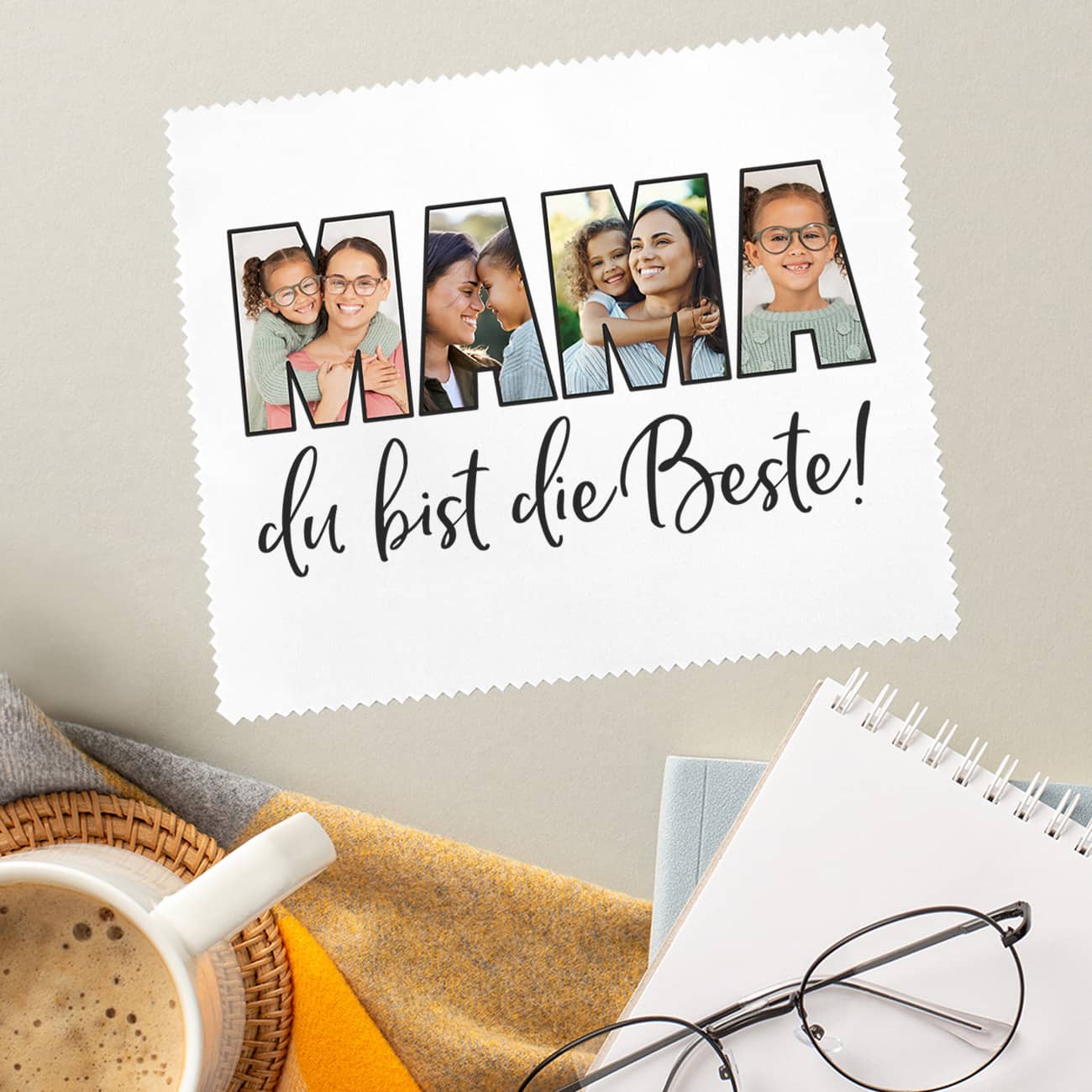 Foto-Brillenputztuch für die beste Mama