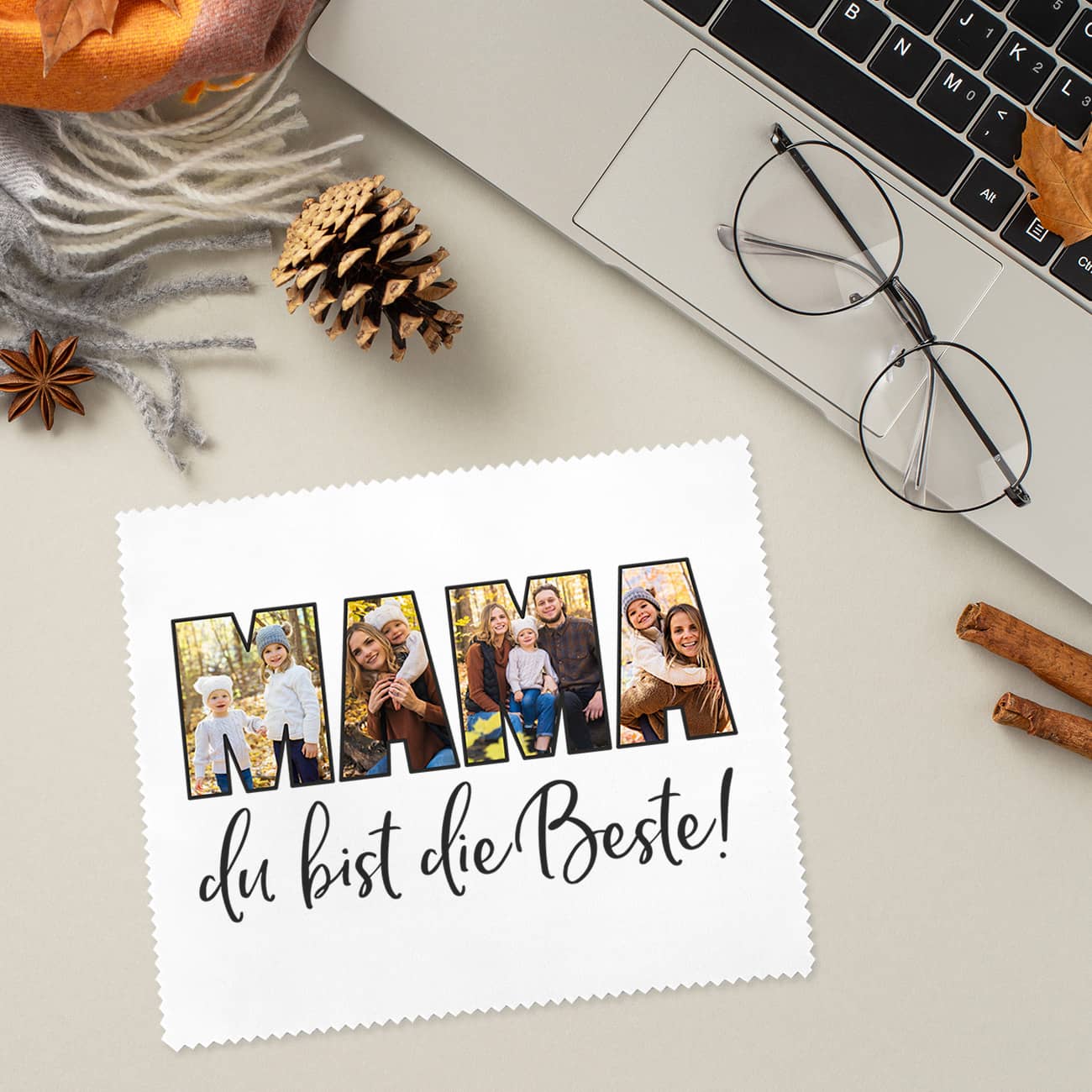 Foto-Brillenputztuch für die beste Mama