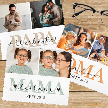 Brillenputztuch in verschiedenen Varianten