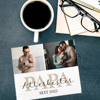 Brillenputztuch für den besten Papa