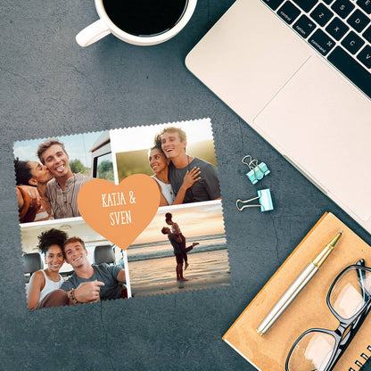 Brillenputztuch mit Ihren Wunschfotos