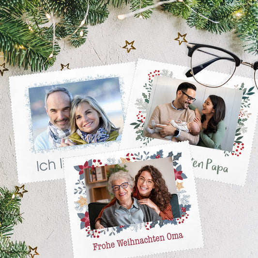 Foto Brillenputztuch zu Weihnachten