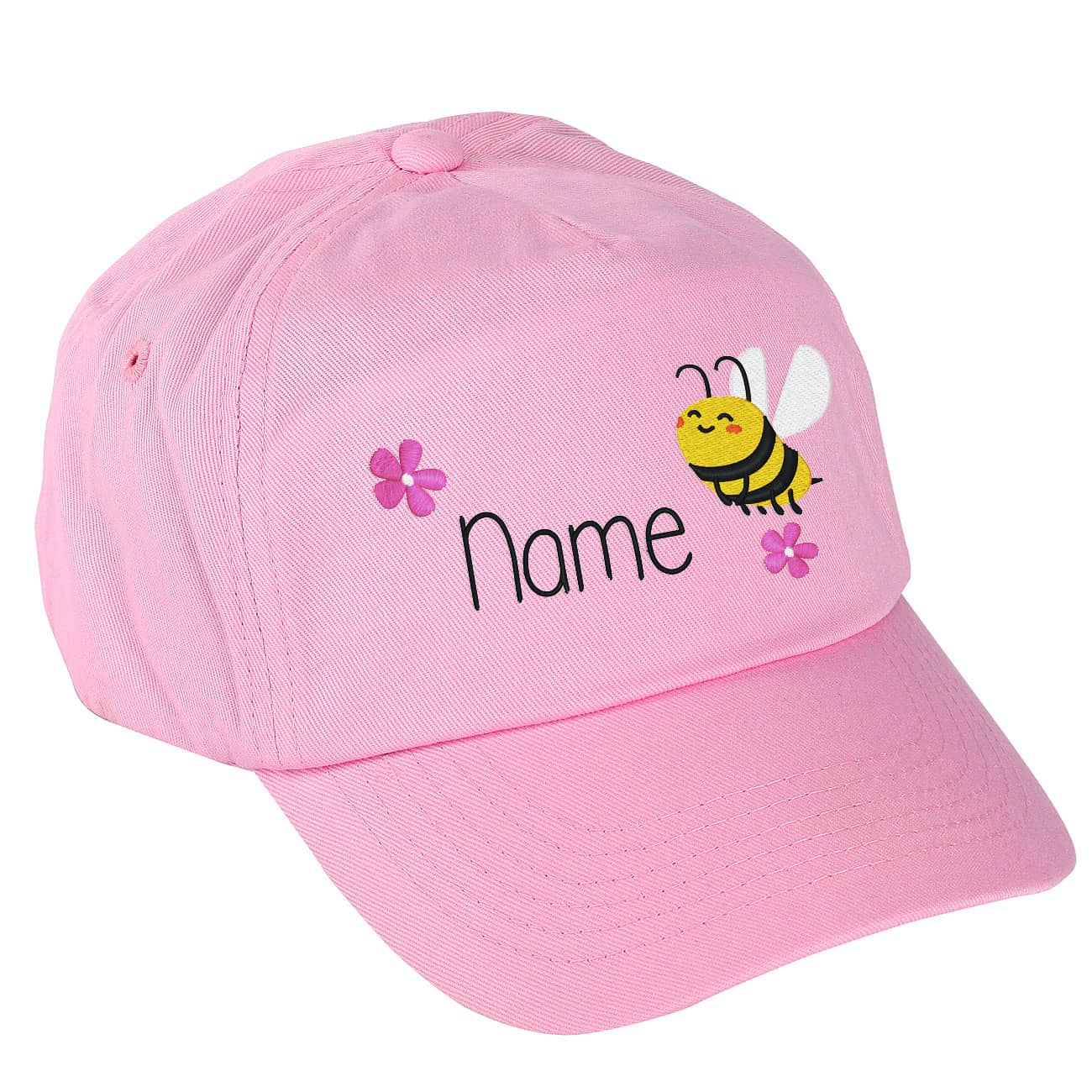 Basecap mit Bienchen und Ihrem Wunschnamen bestickt