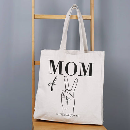 Personalisierte Baumwolltasche für Mama