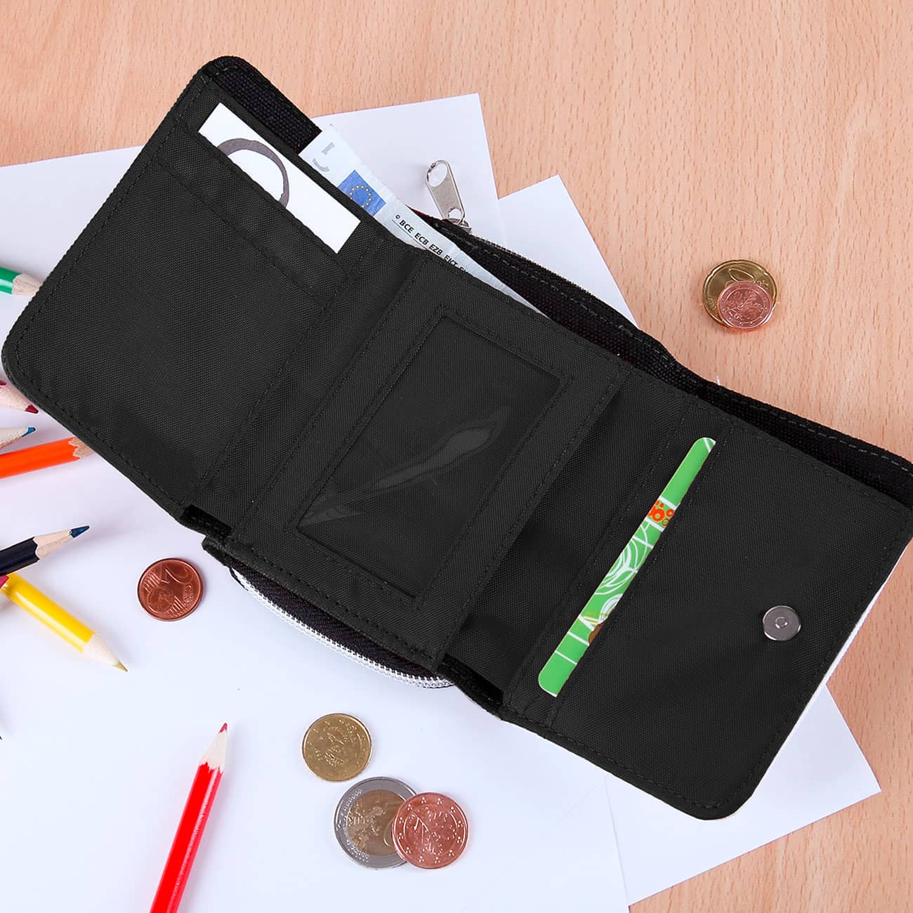 Portemonnaie von innen