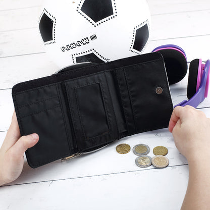 Geldbörse mit Einhorn & Blumenmädchen und Wunschname personalisiert