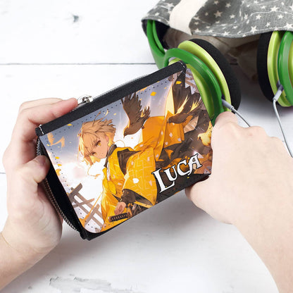 Geldbörse mit tapferen japanischen Schwertkämpfer