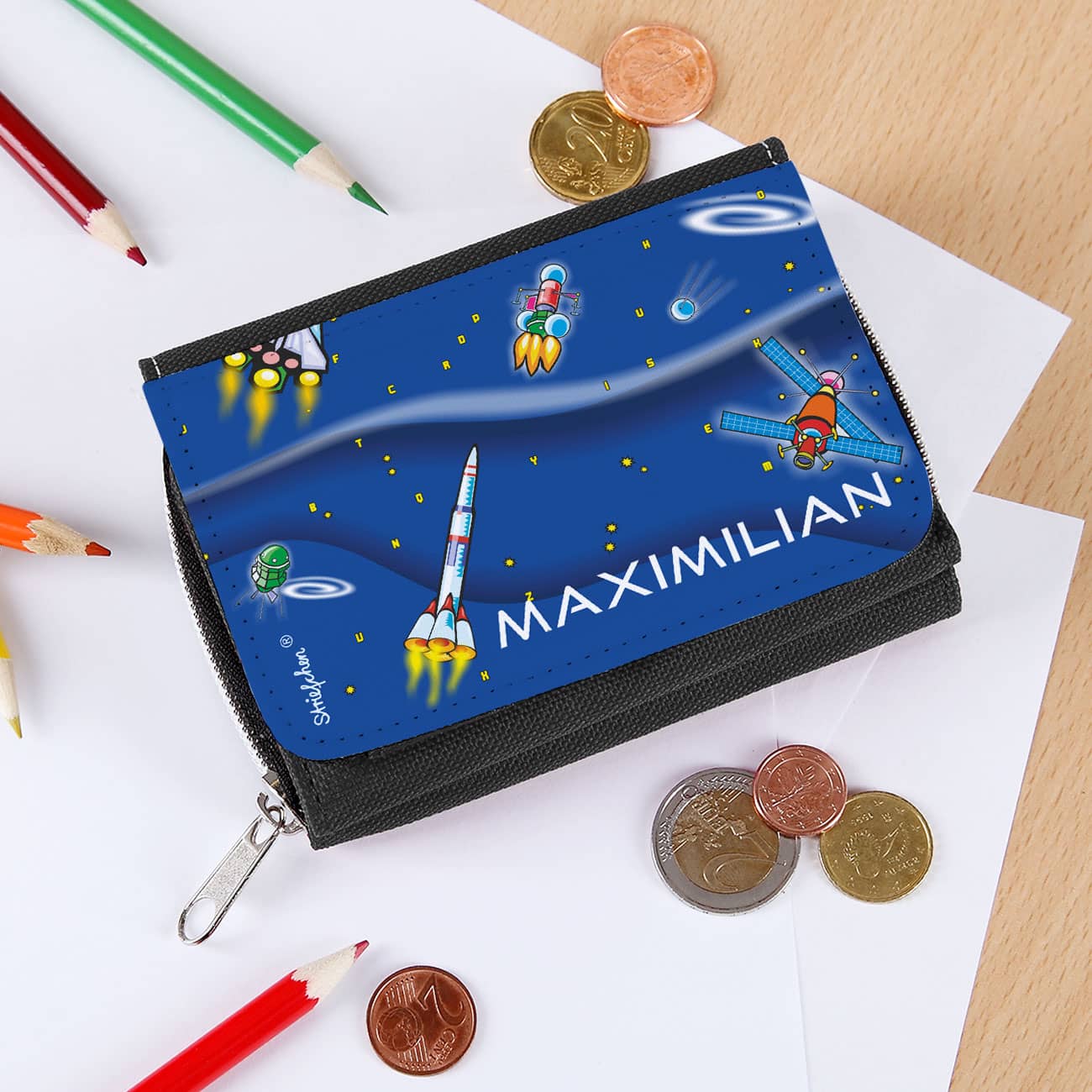 Geldbörse für Jungen mit dem Namen