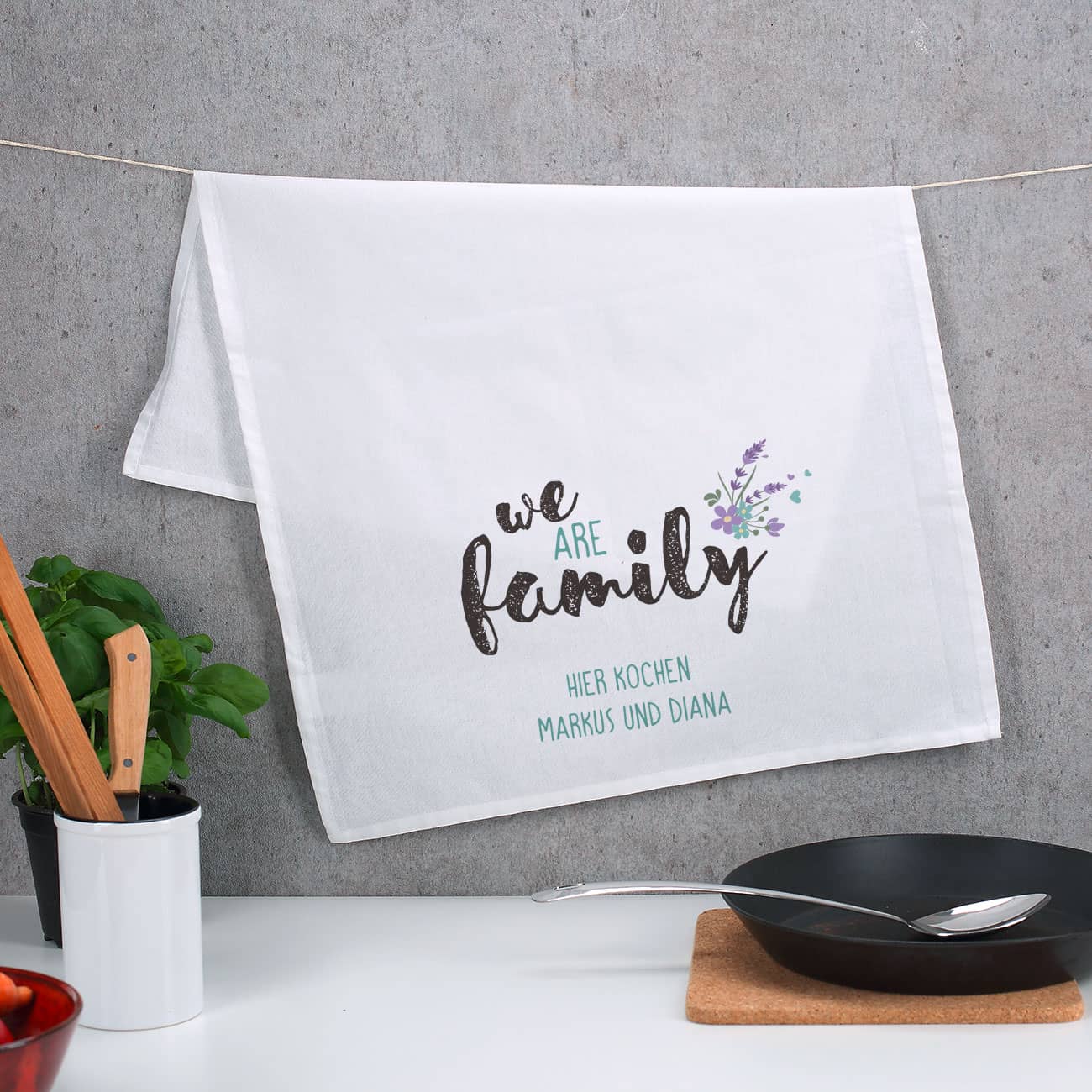 Zweiweiliger Wunschtext