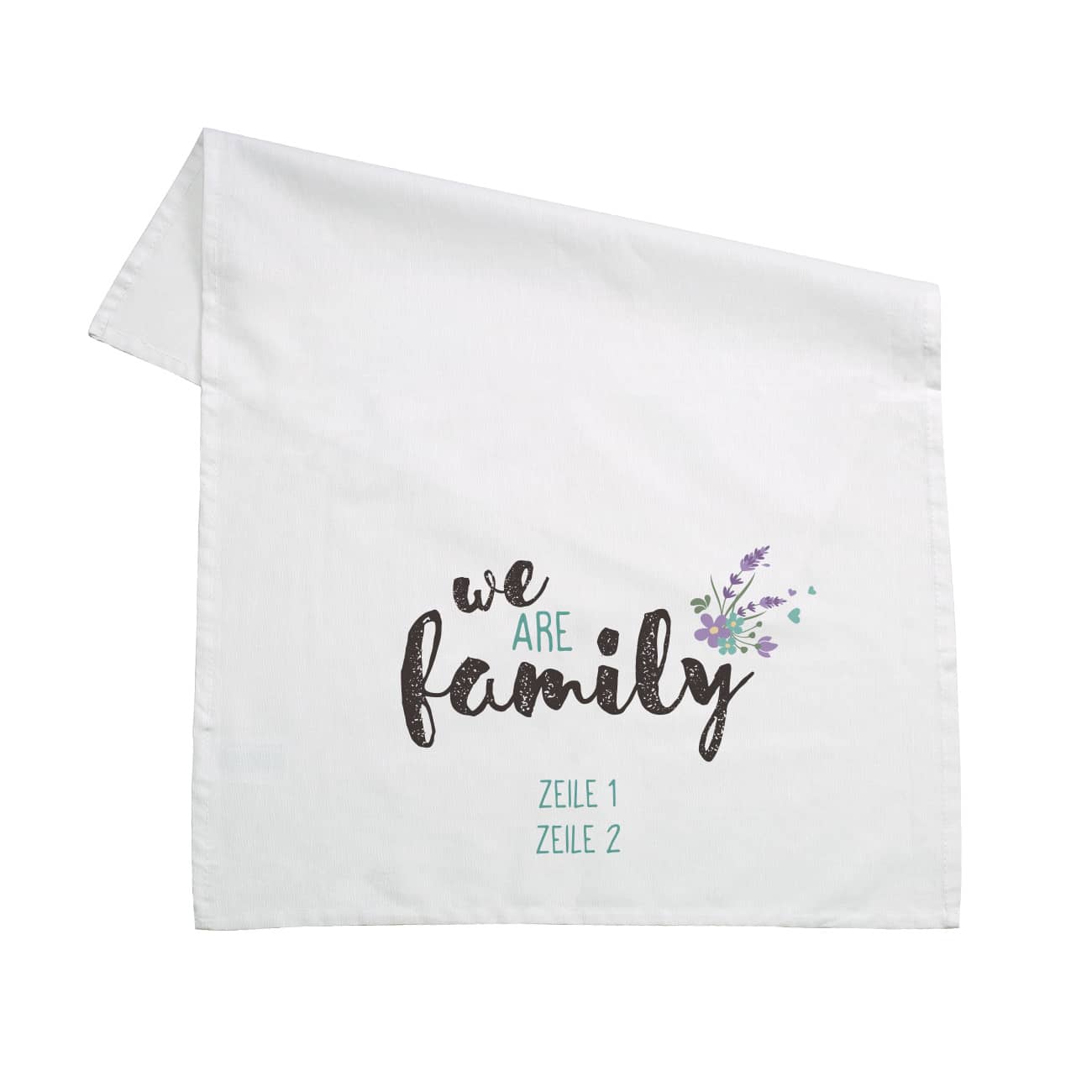 Geschirrtuch mit Wunschtext