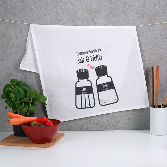 Geschirrtuch Salz und Pfeffer
