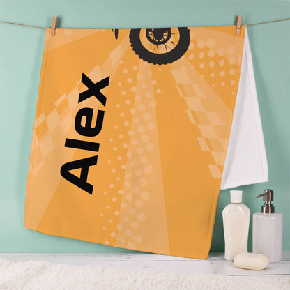 Persönliches Handtuch mit Extremsport - Motiven in 5 verschiedenen Farben