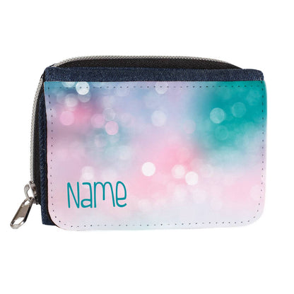Watercolor Motiv auf Kindergeldbörse mit Name