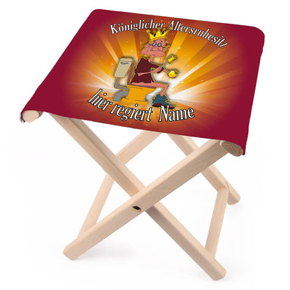 Klapphocker mit Namen zum Geburtstag