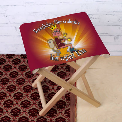Klapphocker mit Namen zum Geburtstag