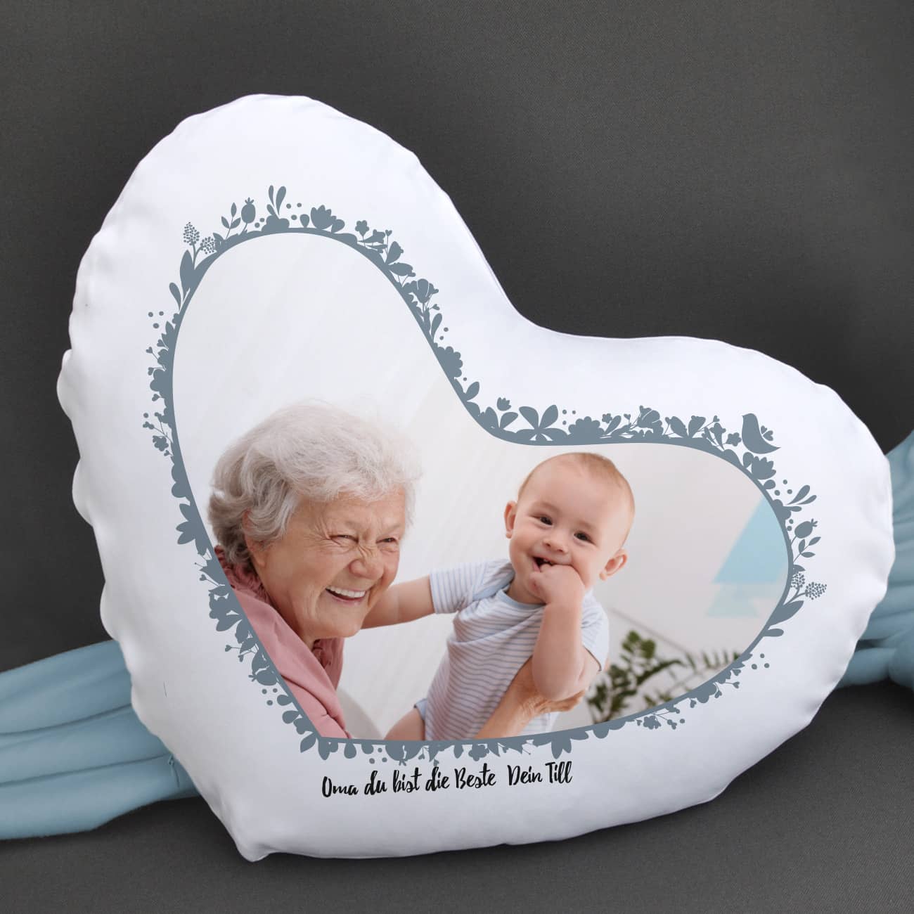 Herzkissen mit Ihrem Foto