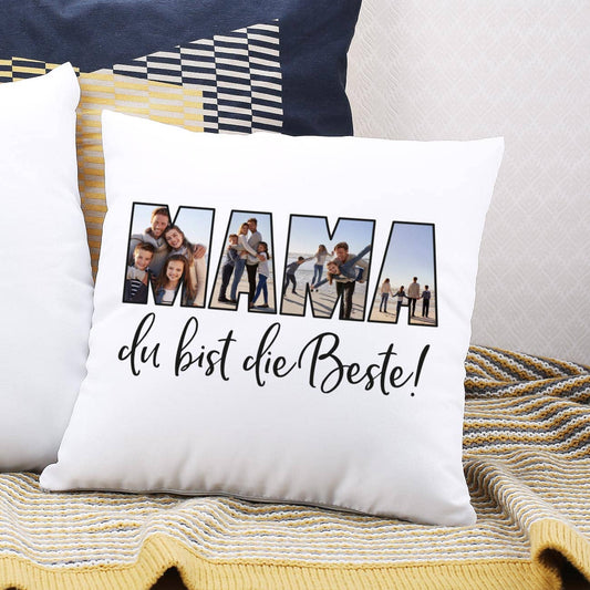 Mama du bist die Beste! - Fotokissen zum Muttertag