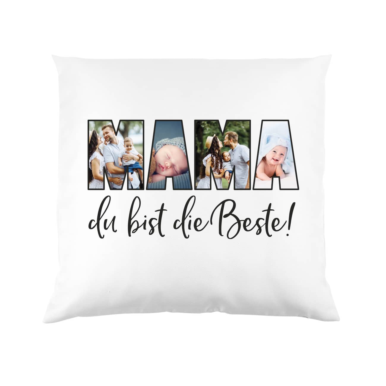 Mama du bist die Beste! - Fotokissen zum Muttertag