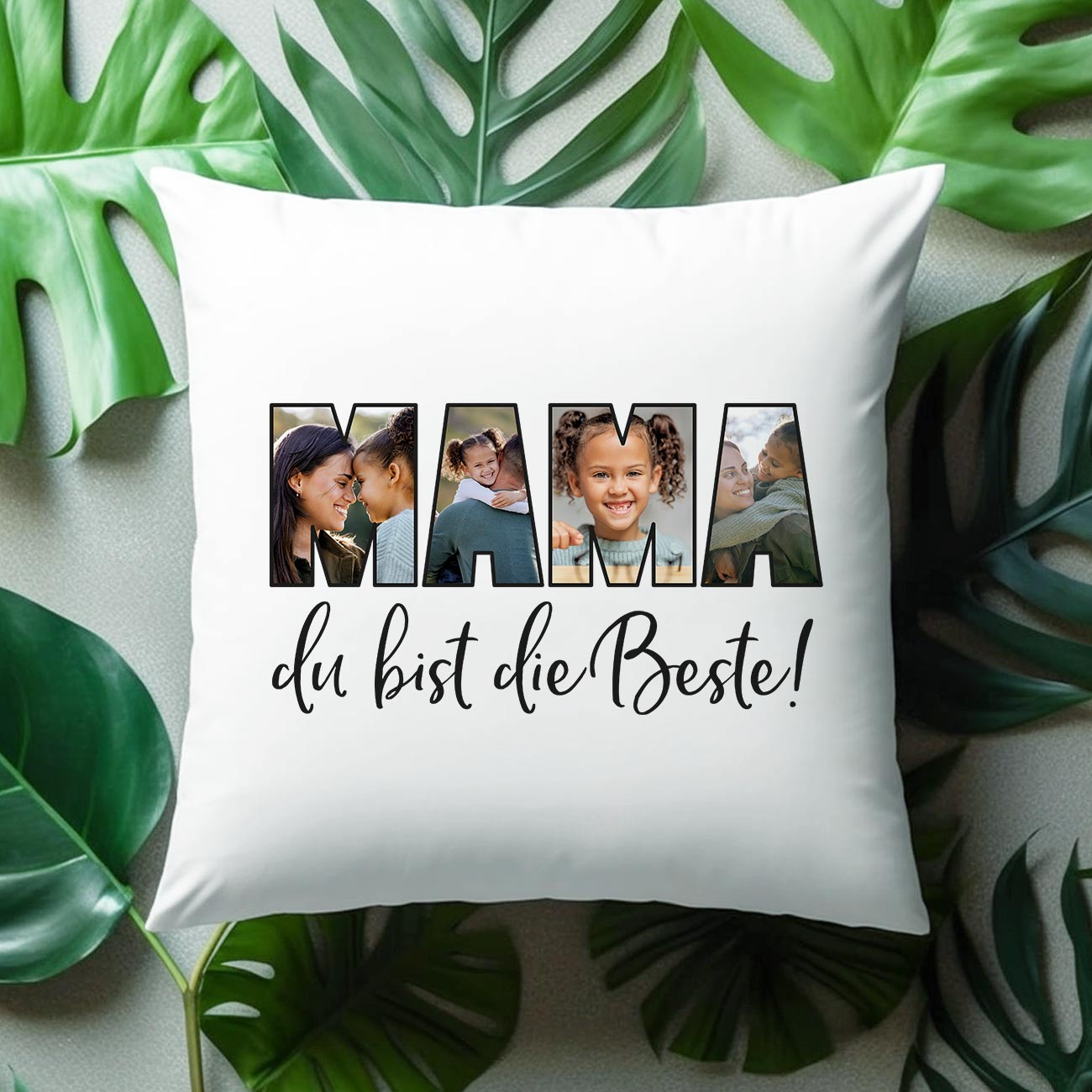 Mama du bist die Beste! - Fotokissen zum Muttertag