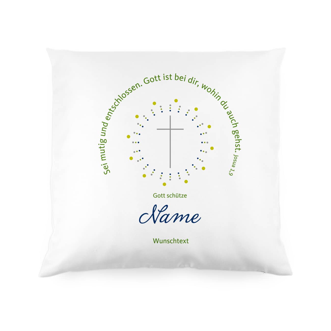 Kissen für Jungen mit Name und Wunschtext