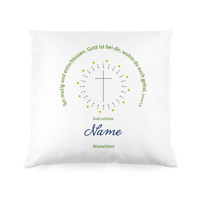 Kissen für Jungen mit Name und Wunschtext