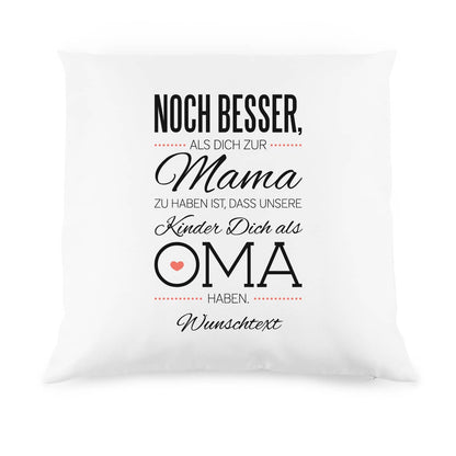 Kissen mit Wunschtext  für Oma zum Muttertag