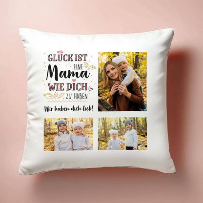 Fotokissen mit 3 Wunschfotos