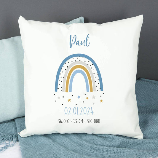 Geschenk zur Geburt - Kissen mit Geburtsdaten