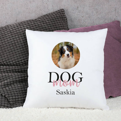 Dekokissen für Hundebesitzer mit Foto und Name
