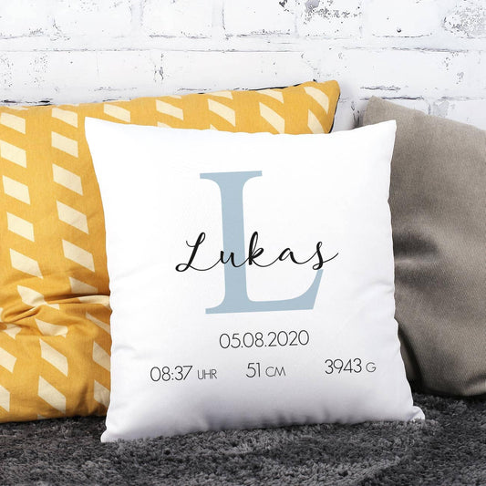 Kissen zur Geburt für Jungs