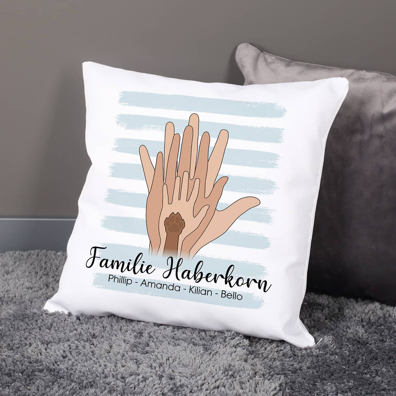 Hintergrund und Hautfarbe frei wählbar