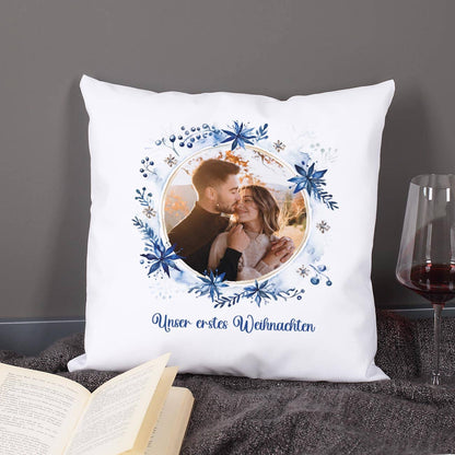 Kissen bedruckt mit Foto & Text nach Wahl