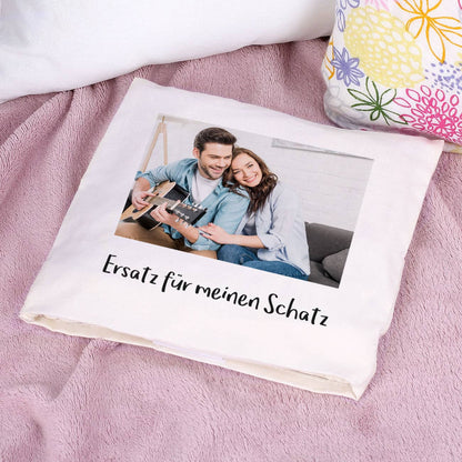 Natur-Wärmekissen mit Ihrem persönlichen Foto und Wunschtext