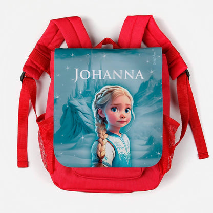 Mein erster Kindergartenrucksack mit Prinzessin, Name oder Initialen