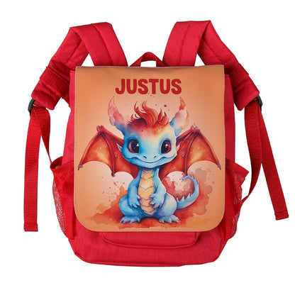 Personalisiertes Motiv auf Kinderrucksack