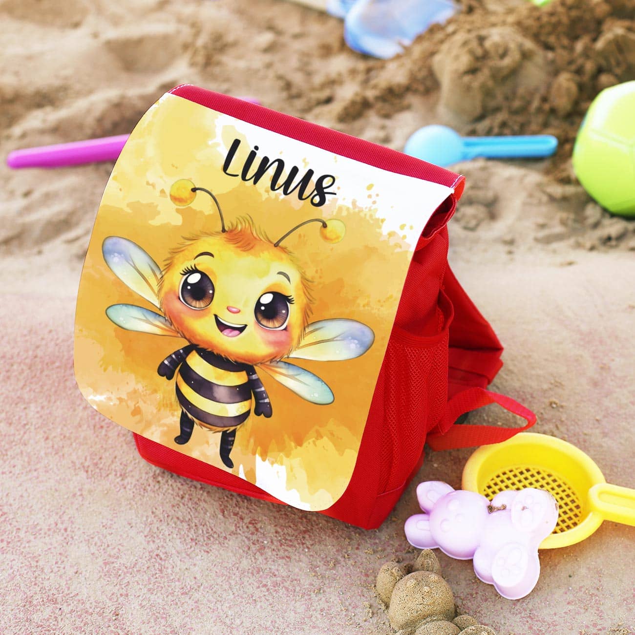 Niedliche Biene als Motiv im Watercolor-Stil