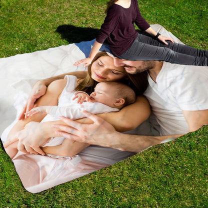 Personalisierte Kuscheldecke mit Foto und Sherpa-Innenseite