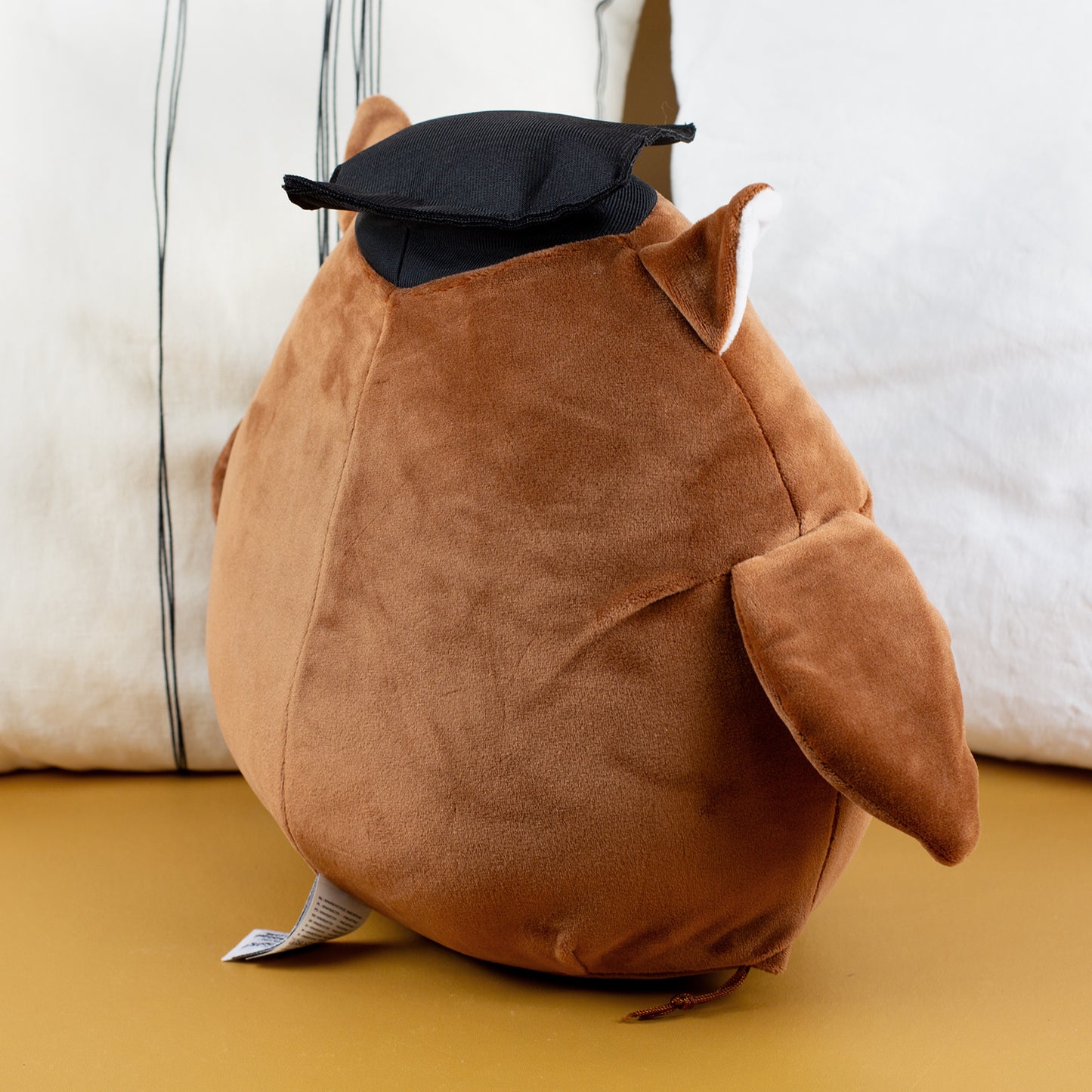 Personalisierte Abi-Eule 'Gratulation!' mit Name | Kuscheltier zum Schulabschluss & Abitur