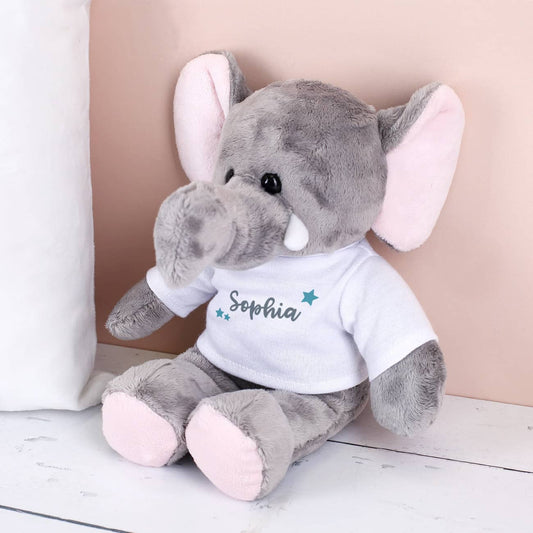Süßer Elefant zum Kuscheln mit T-Shirt