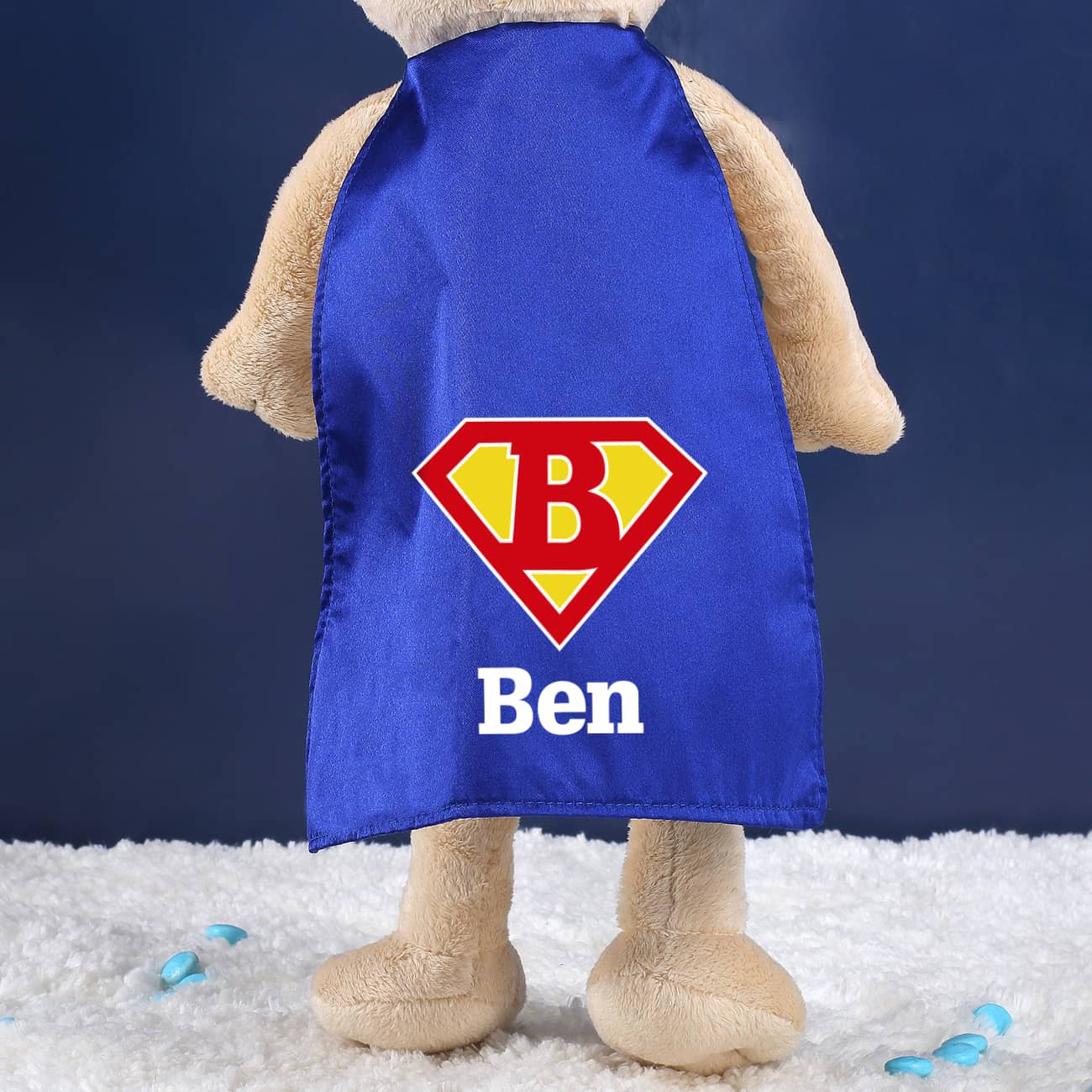 Kuschelhase "Rocket Rabbit" mit Ihrem Wunschnamen und Initiale