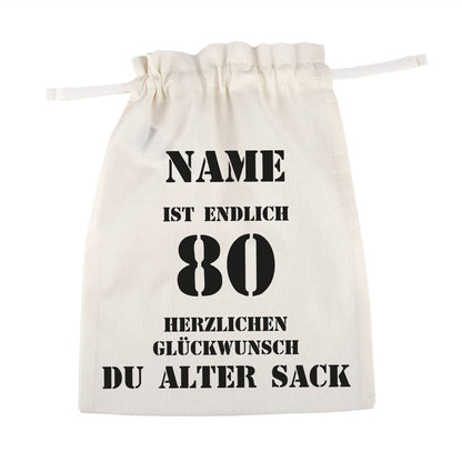 personalisierter Beutel mit Wunschnamen